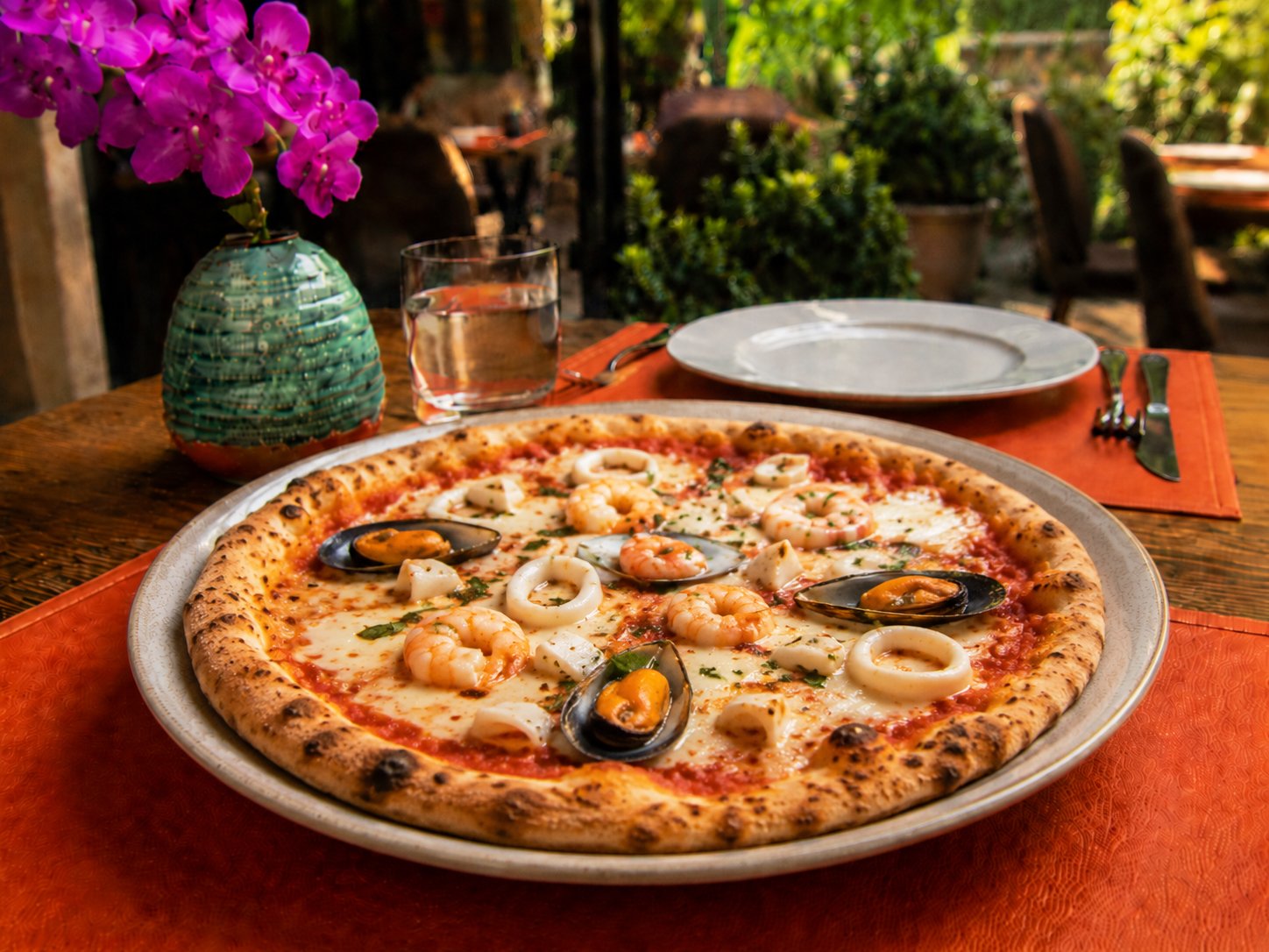 Divella seafood pizza in Sultanahmet