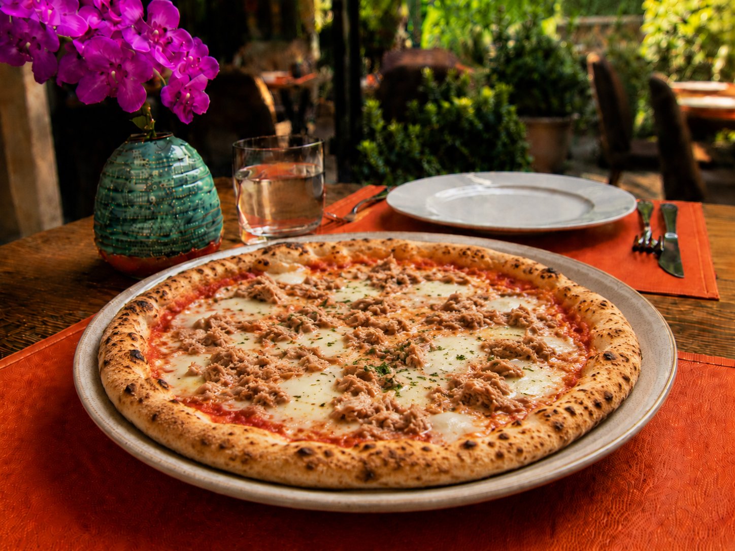 Divella tuna fish pizza in Sultanahmet