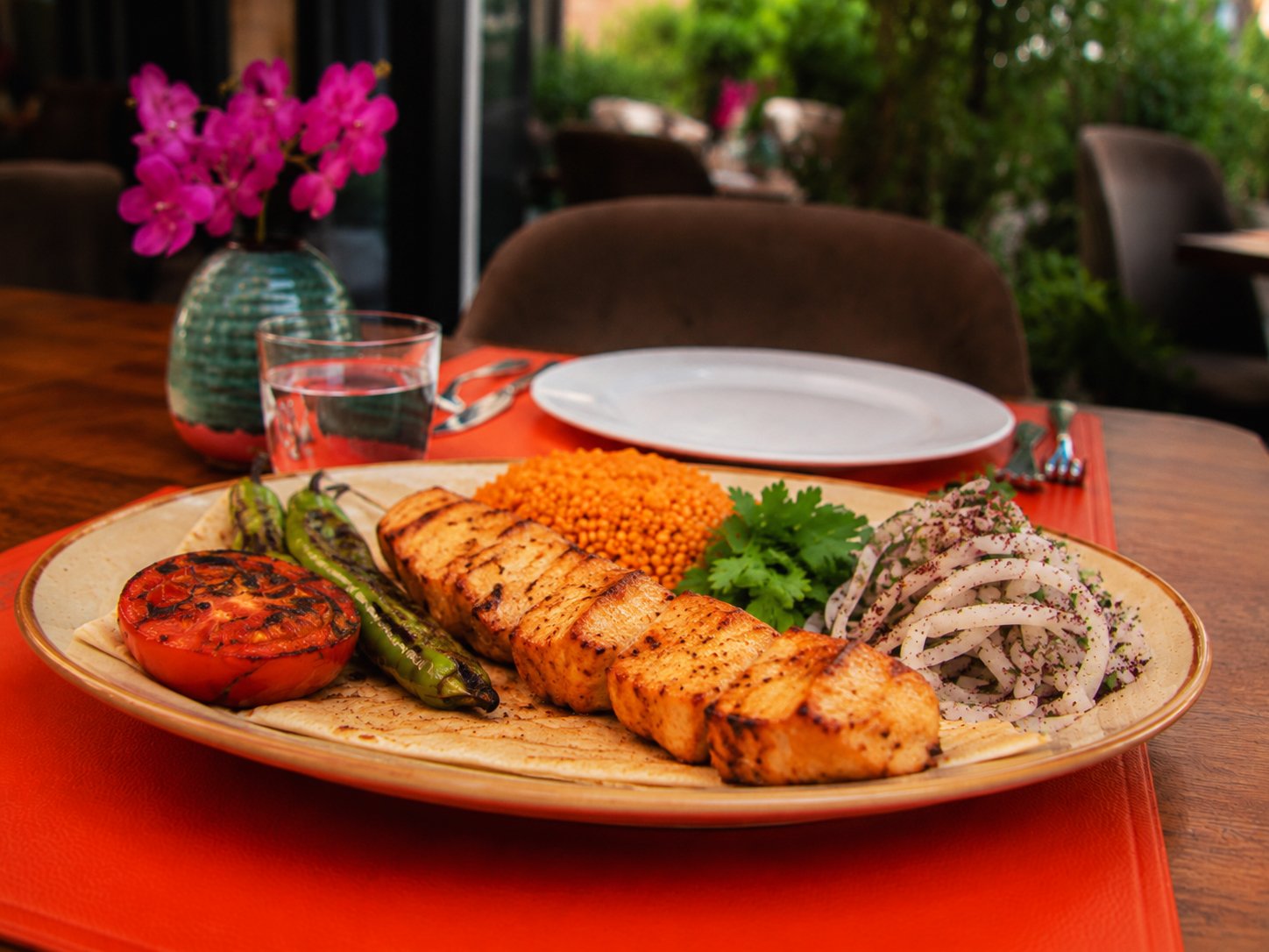 Divella grilled chicken shish in Sultanahmet