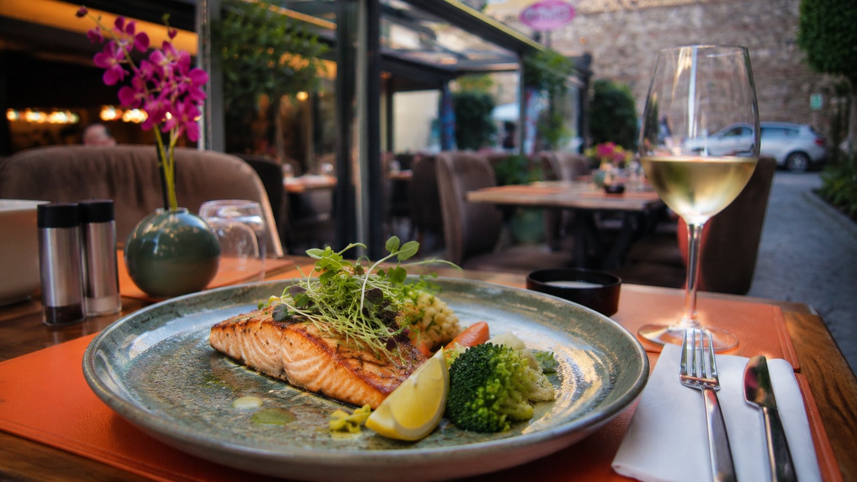 Divella seafood dishes in Sultanahmet
