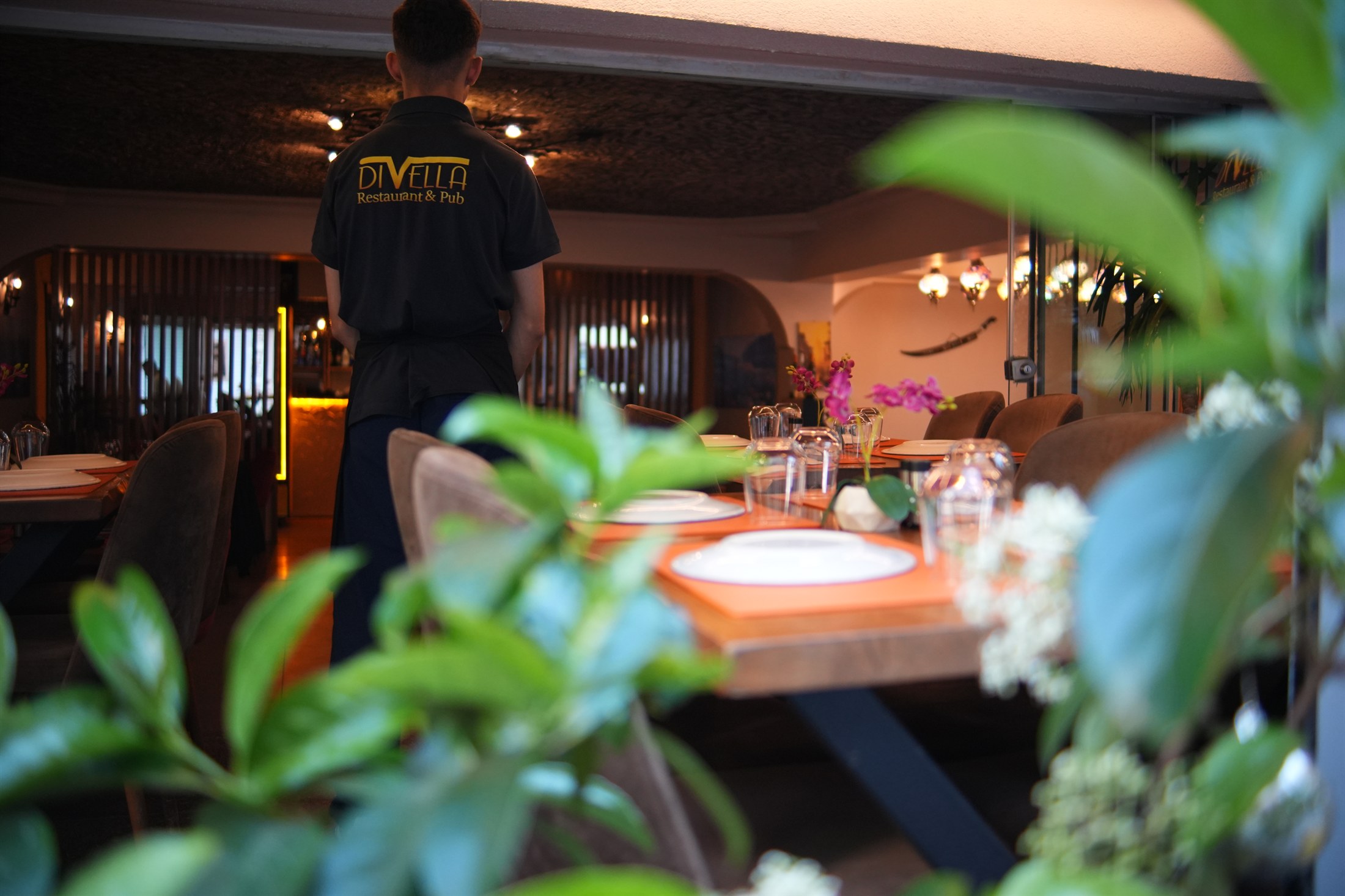Turkish food table at Divella Bistro Restaurant in Sultanahmet
